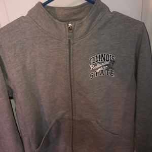 illinois state red birds zip up